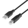 TB USB AM-BM kabelis 1.8 Melns (AKTBXKU1PABW18B)