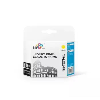 Tintes kasetne TB saderīga ar Epson WF-3620 TBE XL, jauna, dzeltena