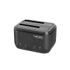 Cietā diska dokstacija 2,5/3,5 USB 3.0 Natec Kangaroo Dual, klonēšanas funkcija, strāvas adapteris