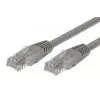 Cabel Patchcord cat.6 RJ45 UTP 1m. pelēka