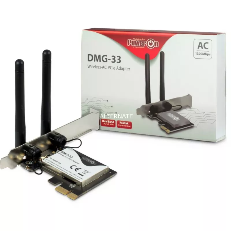 Iekšējā WLAN karte Inter-Tech DMG-33 1300 Mbit/s