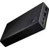 Power bank Green Cell PBGC03 20000 mAh, LiPo, 18 W izeja, USB-C + 2× USB-A, Quick Charge 3.0, PD, melns