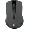 Bezvadu optiskā pele DEFENDER MM-935 RF, piemērota abām rokām, 1600 DPI, pelēka, USB uztvērējs, AAA baterijas