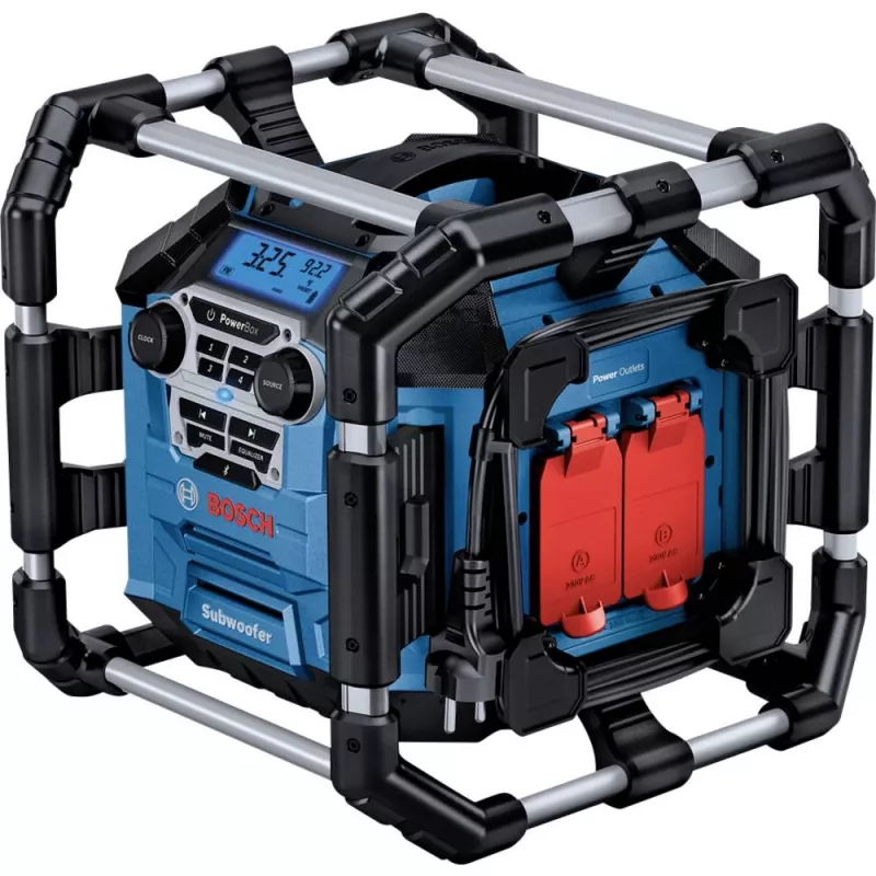 Bosch GPB 18V-5 C Professional Pārnēsājams digitāls radio, alumīnija, melns, zils