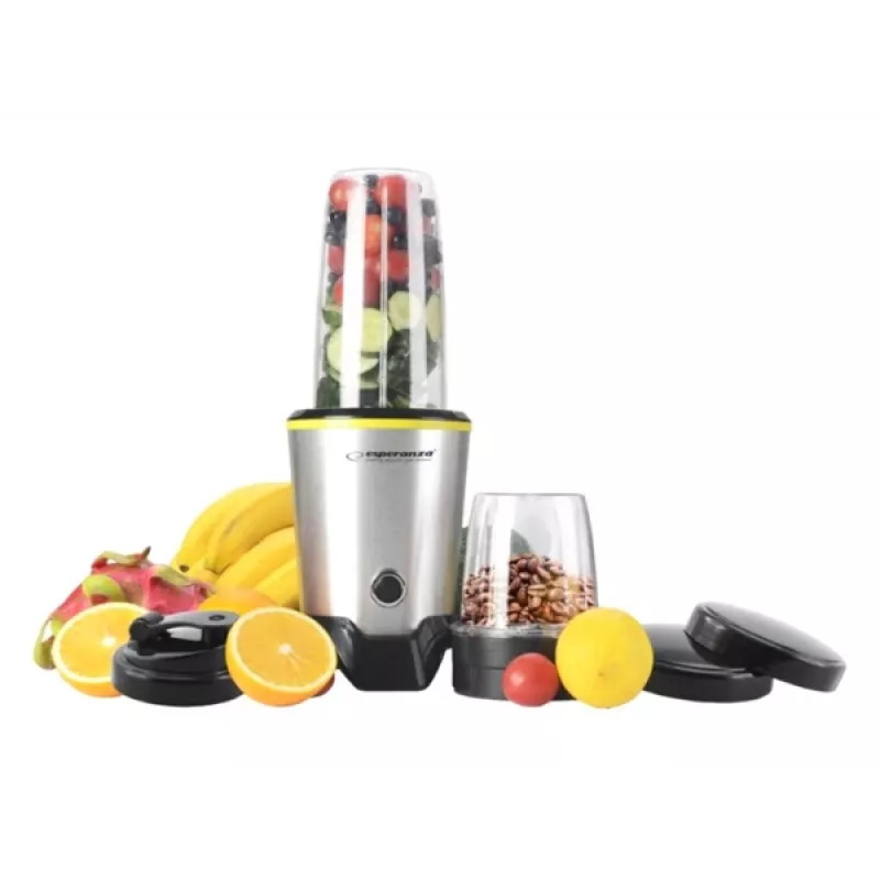Esperanza EKM028 blenderis galda blenderis 1000 W melns, nerūsējošais tērauds