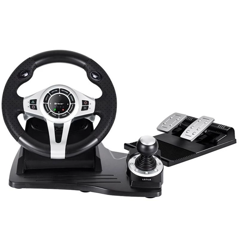 Tracer TRAJOY46524 spēļu kontrolieris Melna stūre + pedāļi PlayStation 4, PlayStation 3