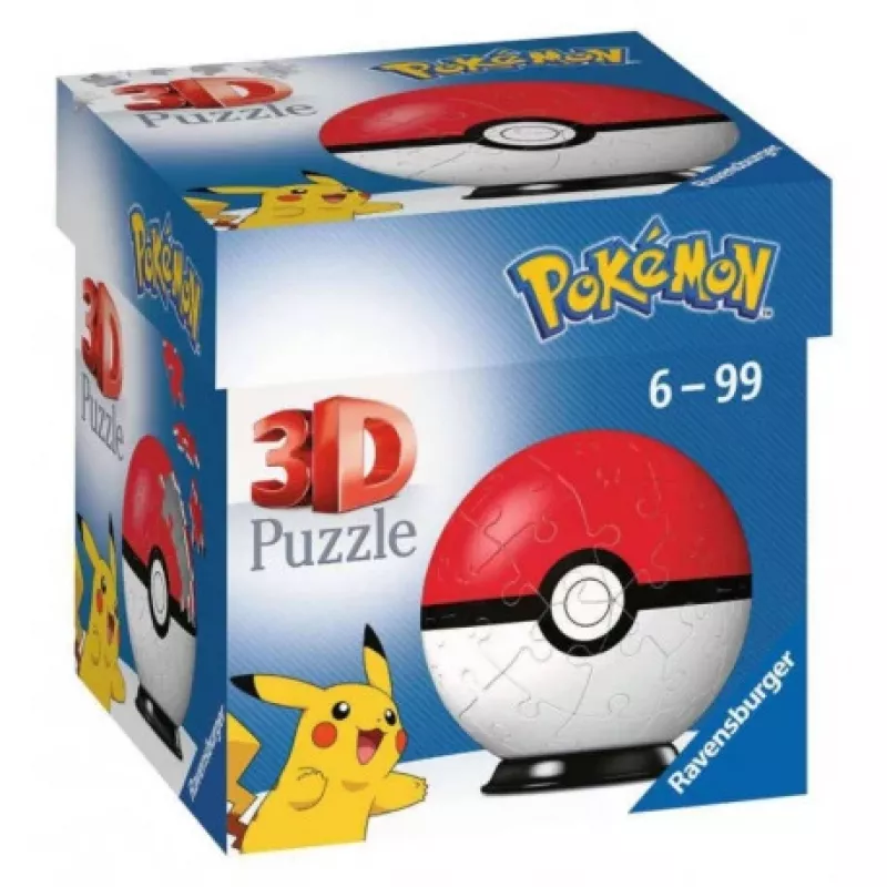 3D Puzzle Ravensburger 11256 54 gab. Pokémon no 6 līdz 99 gadiem