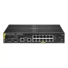 HPE Aruba Networking 6100 12G Class4 PoE 2G/2SFP+ 139W pārvaldīts L3 Gigabit Ethernet (10/100/1000) Power over Ethernet (PoE) 1U melns