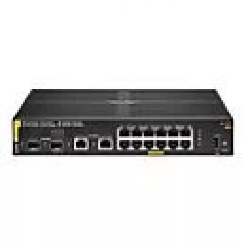 HPE Aruba Networking 6100 12G Class4 PoE 2G/2SFP+ 139W pārvaldīts L3 Gigabit Ethernet (10/100/1000) Power over Ethernet (PoE) 1U melns