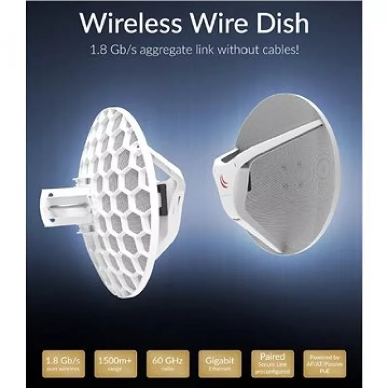 Mikrotik RBLHGG-60ad kit tīkla antena