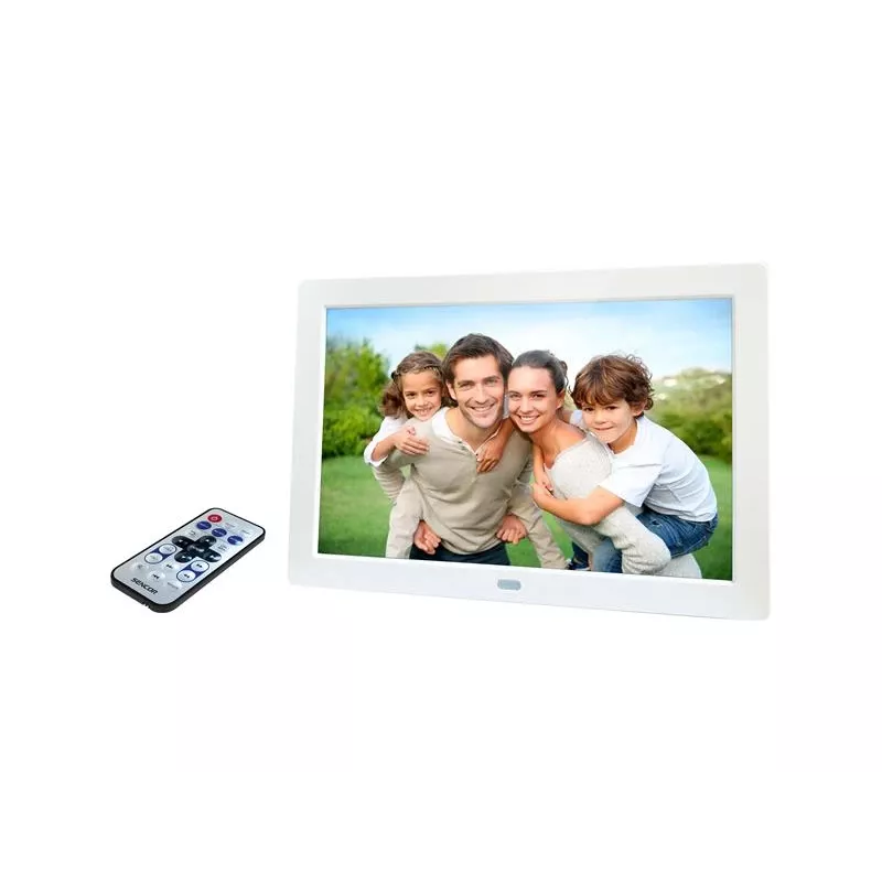 Digitālais foto rāmis SENCOR SDF 874 WH — 8 collu IPS, 1280 x 800, balts