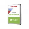 Toshiba S300 Surveillance 3.5 iekšējais cietais disks SATA 6GB/s - 6TB, 5400 RPM