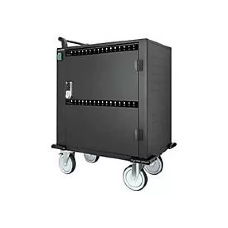 Manhattan uzlādes ratiņi 32 nodalījumiem, iPad līdz 13 collām, MacBook Air līdz 13 collām un Chromebook līdz 14 collām, izmantojot USB-C, arī citiem planšetdatoriem/viedtālruņiem (ar ierīces USB-C kabeli), nodalījumi 330x22x235 mm, ierīču uzlādes kabeļi n