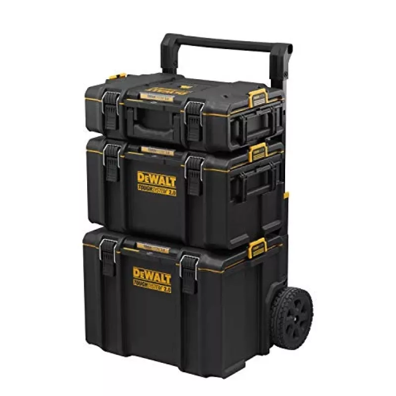 Instrumentu uzglabāšanas kaste DeWalt DWST83402-1, melna/dzeltena, 554×500×1150 mm