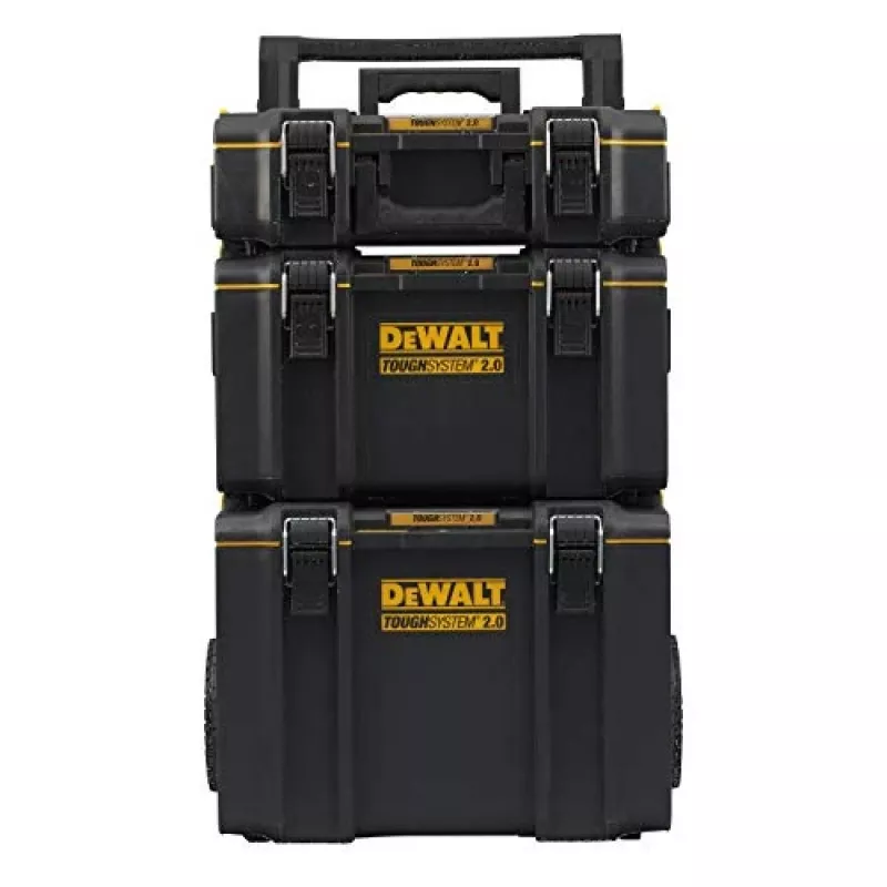 Instrumentu uzglabāšanas kaste DeWalt DWST83402-1, melna/dzeltena, 554×500×1150 mm