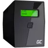 Green Cell UPS01LCD nepārtrauktās barošanas avots (UPS) Line-Interactive 0.6 kVA 360 W 2 AC kontaktligzdas