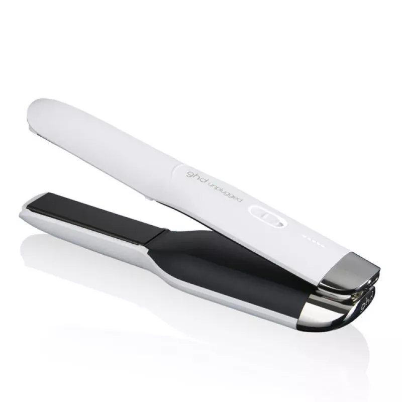 Taisnošanas gludeklis GHD Unplugged Warm balta Lithium-Ion 300g