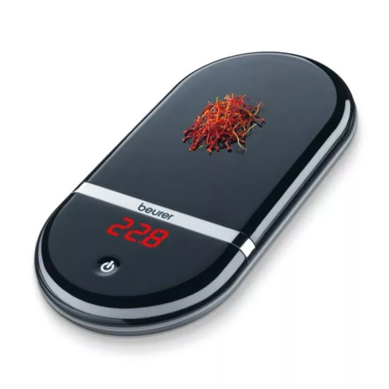 Beurer 70445 KS 36 Virtuves svari digitālie melni pārnēsājami 2 kg diapazons