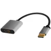 LogiLink CDA0108 video kabeļa adapteris 0,15 m DisplayPort HDMI melns pelēks