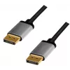 DisplayPort kabelis LogiLink CDA0100 1 m melns pelēks