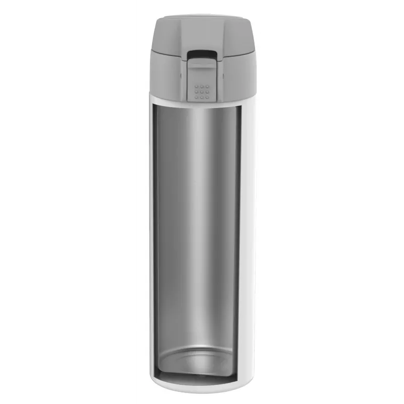 ZWILLING THERMO Termoss, Ceļojumu krūze, Dubultas sienas izolācija, Drošības aizbāžnis, 450 Ml, Augstums: 22,8 cm, Balta
