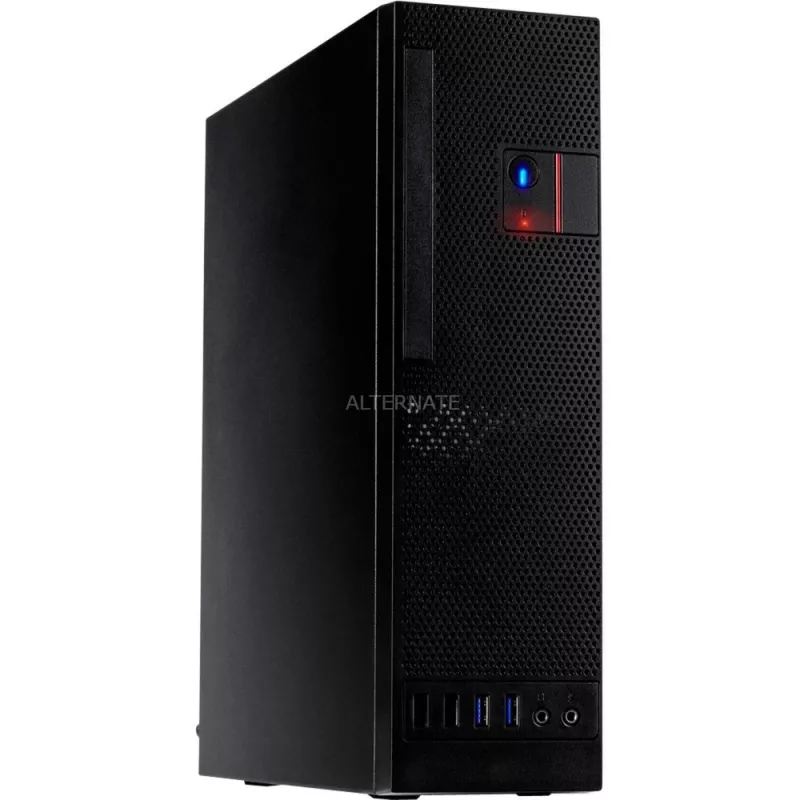PC korpuss Inter-Tech S-331 Desktop Melns