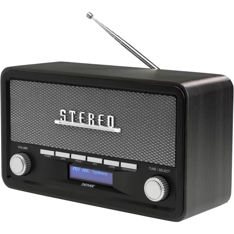 Denver DAB-18 tumši pelēks digitālais radio DAB+