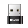 Baseus USB vīriešu savienotājs uz Type-C sieviešu adaptera pārveidotājs melns