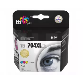 Ink HP DJ IA 2060 Krāsa pārstrādāta XL TBH-704XLCR (HP No. 704 CN693AE)