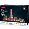 3D Puzzle CubicFun City Line Paris LED 115 gab.