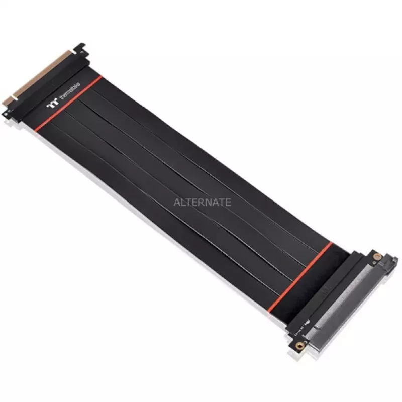 Iekšējais strāvas kabelis THERMALTAKE AC-058-CO1OTN-C1, PCI-E x16 (Gen4) vīr. – siev., 0,3 m, melns
