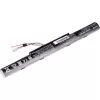 Baterija zaļa Cell AC51 Acer Aspire E15/E17 — Li-Ion 14.8V 2200mAh 4 šūnas, melna