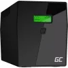 Nepārtrauktās barošanas avots zaļa Cell UPS09 — Line-Interactive 3 kVA / 1400 W, 230 V, LCD, tornis, 5 F tipa ligzdas