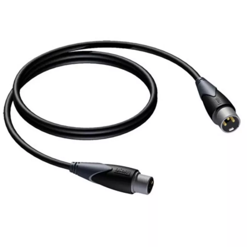 Audio kabelis Procab XLR vīrišķais uz XLR sievišķais 5 m (modelis 1KPCL118)