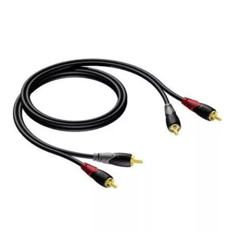 Kabelis 2X RCA/RCA vīriešu -2X RCA/RCA vīriešu 1,5