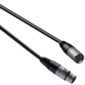 KABELIS XLR VĪRIEŠU-XLR SIEVIEŠU 0,5 M