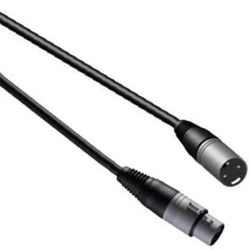 Audio kabelis PROCAB CAB901 5m XLR vīrišķais uz sievišķo melns