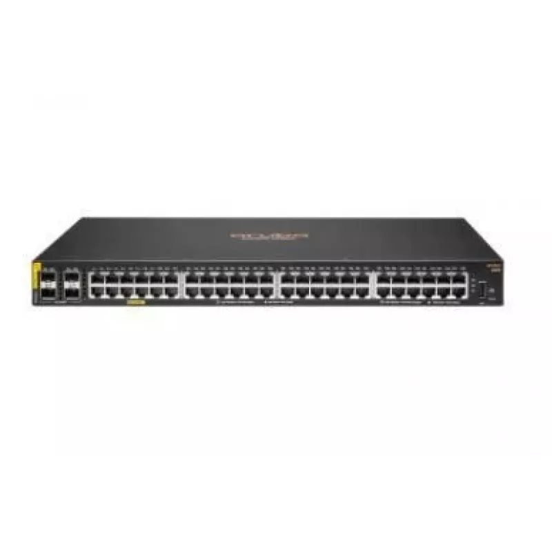 HPE Aruba Networking CX 6000 48G Class4 PoE 4SFP 370W pārvaldīts L3 Gigabit Ethernet (10/100/1000) Power over Ethernet (PoE) 1U
