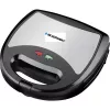 Blaupunkt SMS611 Sviestmaižu gatavotājs ar nepiedegošu pārklājumu, grila funkciju, grauzdēšanas funkciju, aukstā pieskāriena korpusu Melns, Sudrabs (SMS611)