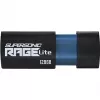 USB zibatmiņa PATRIOT Supersonic Rage Lite 128 GB USB Type-A 3.2 Gen 1, 180 MB/s, zila/melna