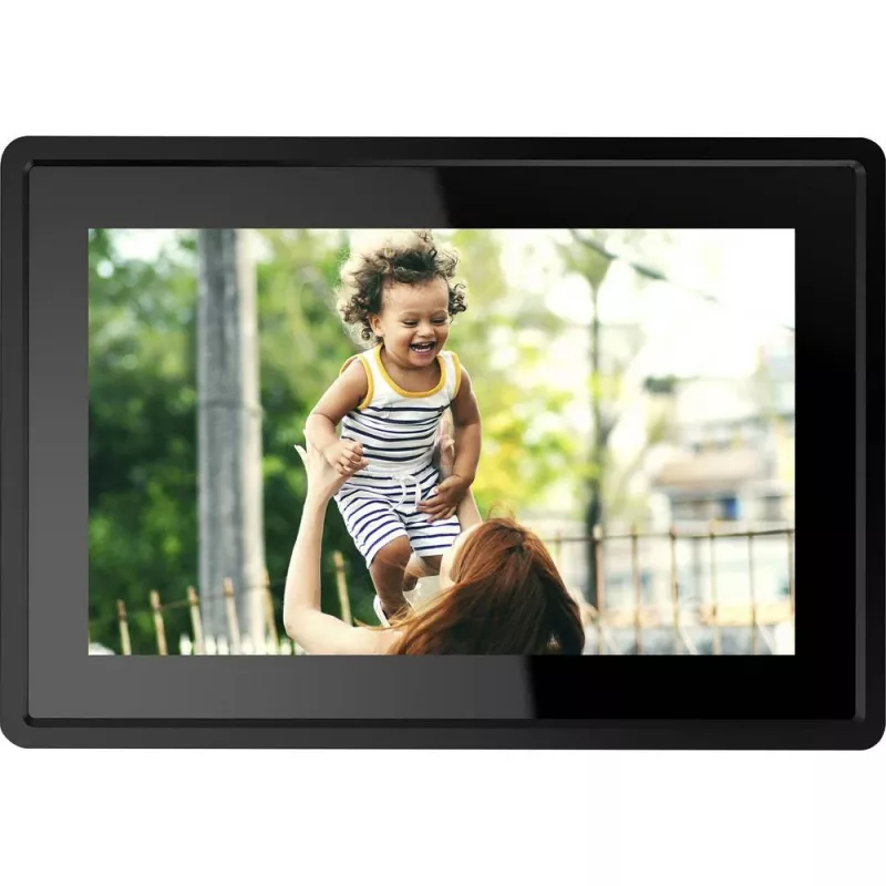 Denver PFF-1021BLACK digitālais foto rāmis Melns 25.6 cm (10.1 inch) Skārienekrāns Wi-Fi