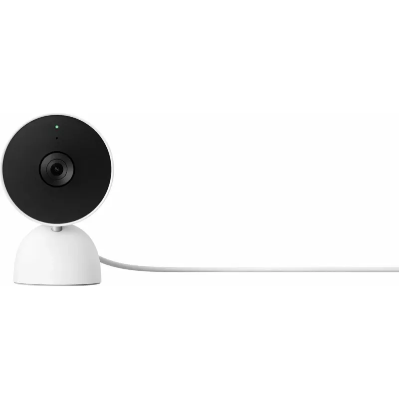 Google Nest Cam - tīkla novērošanas kamera - iekštelpām - krāsaina (diena/nakts)