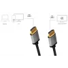 LogiLink CHA0101 HDMI AV kabelis melns-pelēks 2m HDMI uz HDMI spraudņi