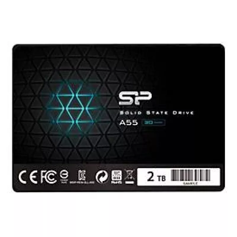 2,5 collu SATA III SSD Silicon Power Ace A55 — 2 TB, 560/530 MB/s, 3D NAND
