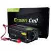 Invertera strāvas adapteris zaļa Cell INV06 12 V līdz 230 V 150 W 50 Hz C tipa spraudnis, 85% efektivitāte, melns