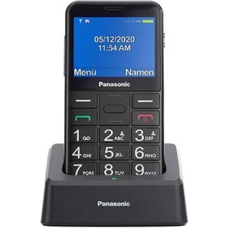 Senior mobilais telefons KX-TU155 melns