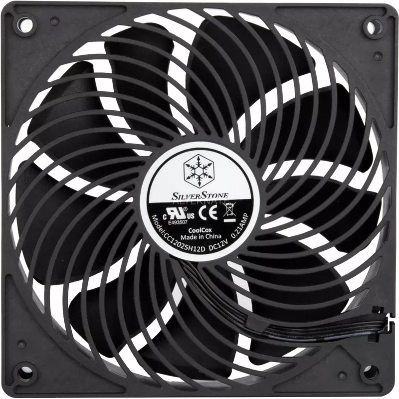 SilverStone Air Penetrator 120i Pro 120mm korpusa ventilators — melns
