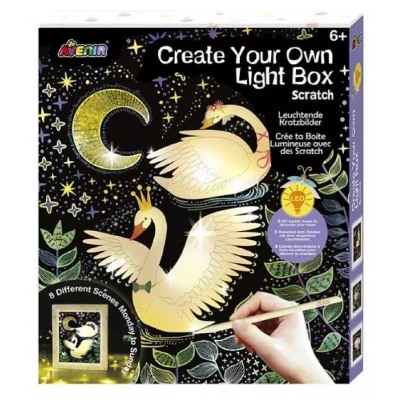 Avenir Create Your Own Lightbox - Arts & Crafts vecumam no 6 līdz 7 gadiem - Fat Brain Toys