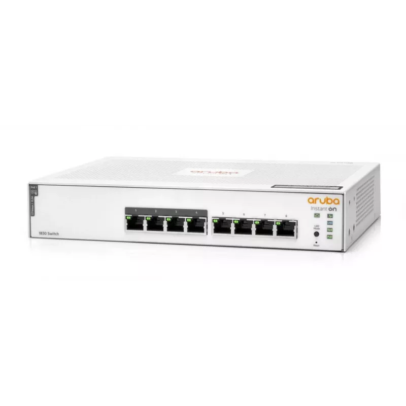 HPE Aruba Networking Instant On slēdzis 8 portu Gigabit CL4 PoE 65W 1830