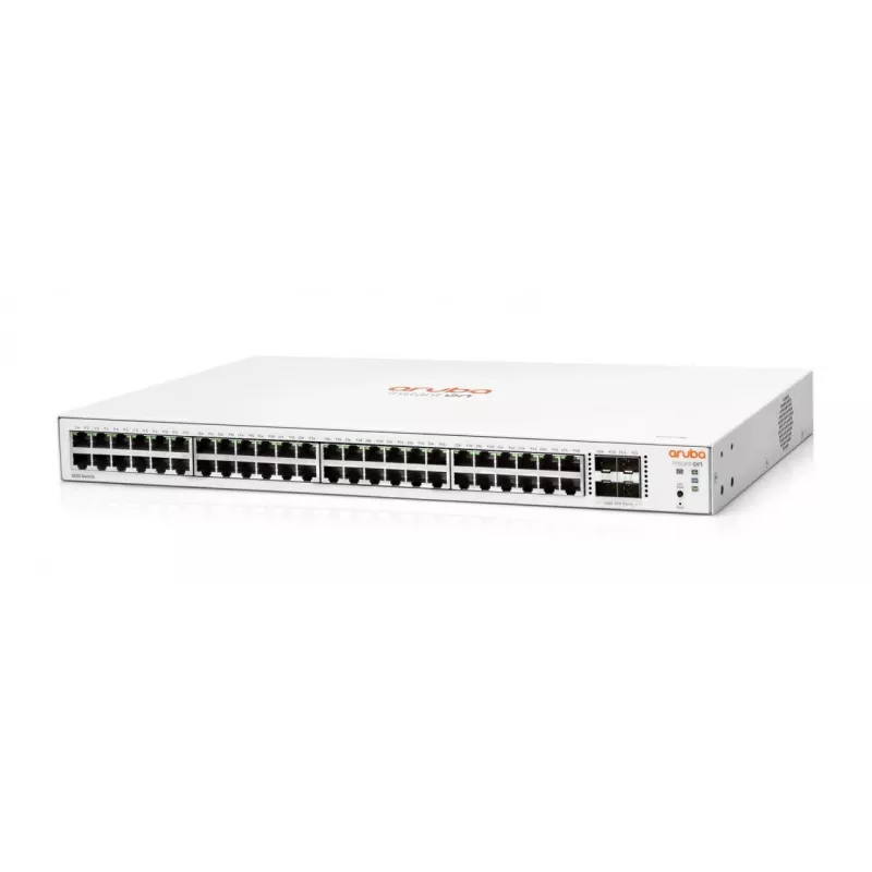 HPE Aruba Networking Aruba Instant On 1830 48G 4SFP pārvaldīts L2 Gigabit Ethernet (10/100/1000) 1U